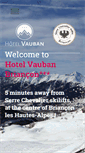 Mobile Screenshot of hotel-vauban-briancon.com